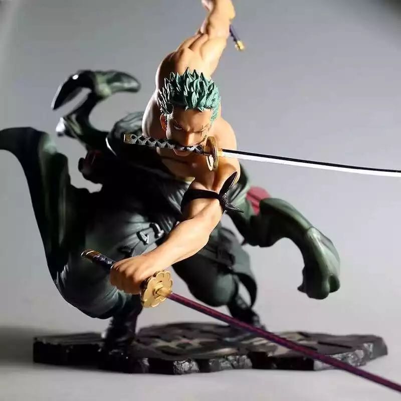 One Piece Anime Figure Roronoa Zoro  Anime Statue PVC Action  Figure Collection Model  Toys Gift 10cm